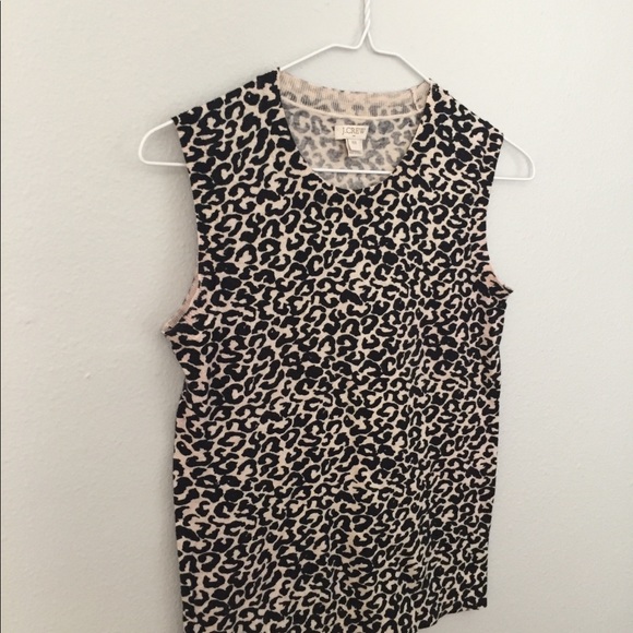 J.Crew Leopard Caryn Shell✨ - Picture 2 of 2